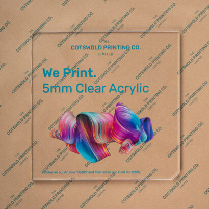 Printed 5mm Clear Perspex