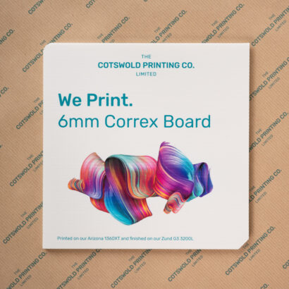 Printed 6mm Correx Board