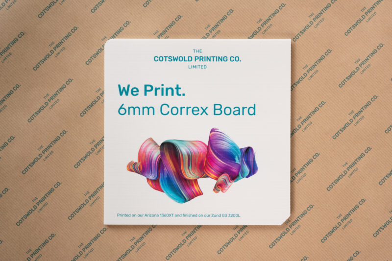 Printed 6mm Correx Board